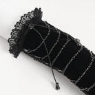 EVA LADY Women's Gothic Lace Beaded Long Gloves