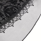 EVA LADY Women's Gothic Lace Crochet Long Sleeved Dress Wedding Dress Black Purple