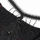 EVA LADY Women's Gothic Lace Full Sleeve Top