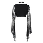 EVA LADY Women's Gothic Lace Full Sleeve Top