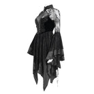 EVA LADY Women's Gothic Lace Lace-up Long Sleeved Dress