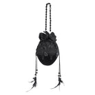 EVA LADY Women's Gothic Lace Splice Beaded Mini Bag