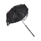 EVA LADY Women's Gothic Lace-up Tassels Umbrella