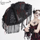 EVA LADY Women's Gothic Lace-up Tassels Umbrella