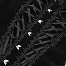 EVA LADY Women's Gothic Off-the-shoulder Lace-up Velvet Gown Dress