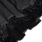 EVA LADY Women's Gothic Plumed Lace Velvet Cape