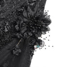 EVA LADY Women's Gothic Printed Mesh Floral Pants