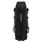 EVA LADY Women's Gothic Printed Mesh Floral Pants
