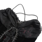 EVA LADY Women's Gothic Printed Tassels Lace-up Slip Dress