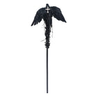 EVA LADY Women's Gothic Raven Cross Rose Chained Staff