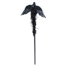 EVA LADY Women's Gothic Raven Cross Rose Chained Staff