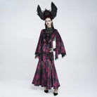 EVA LADY Women's Gothic Rose Feather Wing Headpiece