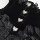 EVA LADY Women's Gothic Rose Lace Hem Neckwear