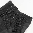 EVA LADY Women's Gothic Rose Mesh Splice High/Low Skirt