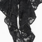 EVA LADY Women's Gothic Rose Ruffled Lace Jabot