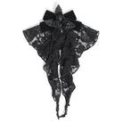 EVA LADY Women's Gothic Rose Ruffled Lace Jabot