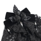 EVA LADY Women's Gothic Rose Ruffled Lace Jabot