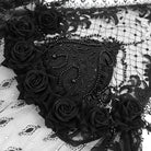 EVA LADY Women's Gothic Rose Tassel Lace Headwear
