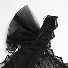 EVA LADY Women's Gothic Ruched Ruffled Off Shoulder Dress