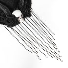 EVA LADY Women's Gothic Skull&Horn Beaded Hat