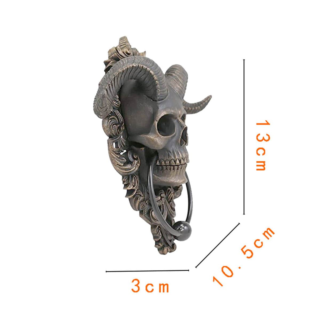 Kobine Gothic Skull Sheep Head Decor