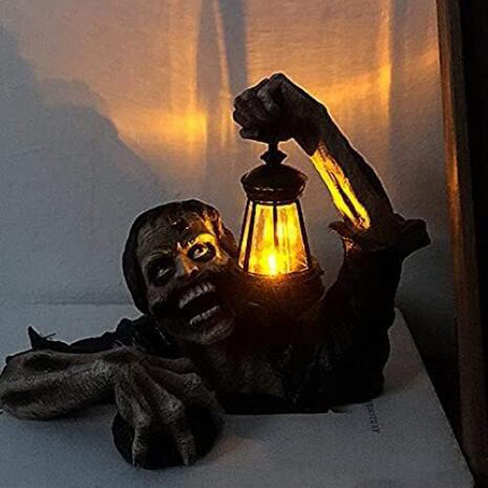 Kobine Gothic Zombie Lantern Halloween Decor