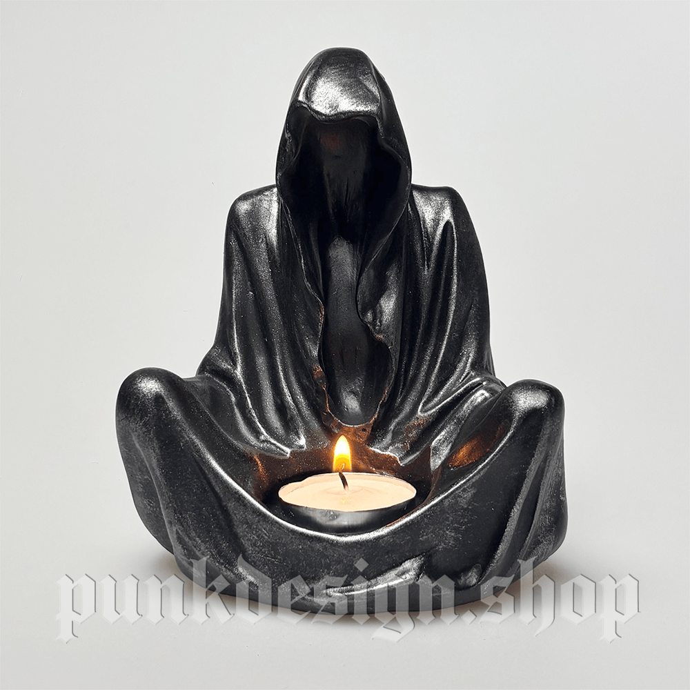 Kobine Home's Gothic Wizard Candlestick Ornament