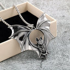 Kobine Men's Gothic Bat Necklace