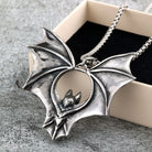 Kobine Men's Gothic Bat Necklace