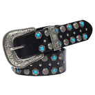 Kobine Men's Gothic Calaite Studded Belt