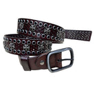 Kobine Men's Gothic Cutout Studded Belt