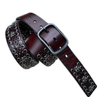 Kobine Men's Gothic Cutout Studded Belt