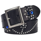 Kobine Men's Gothic Diamante Studded Belt