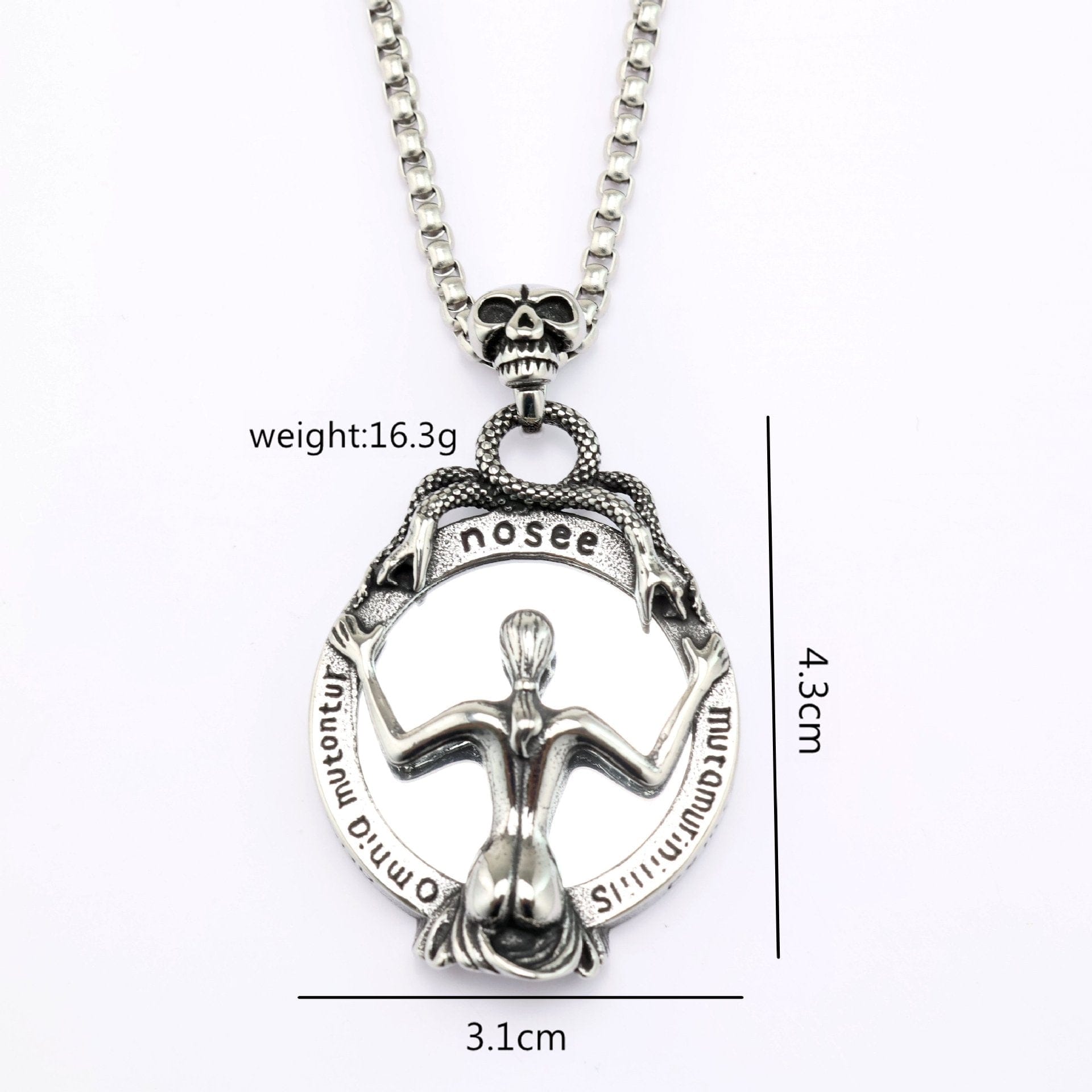 Kobine Men's Gothic Narcissus Necklace