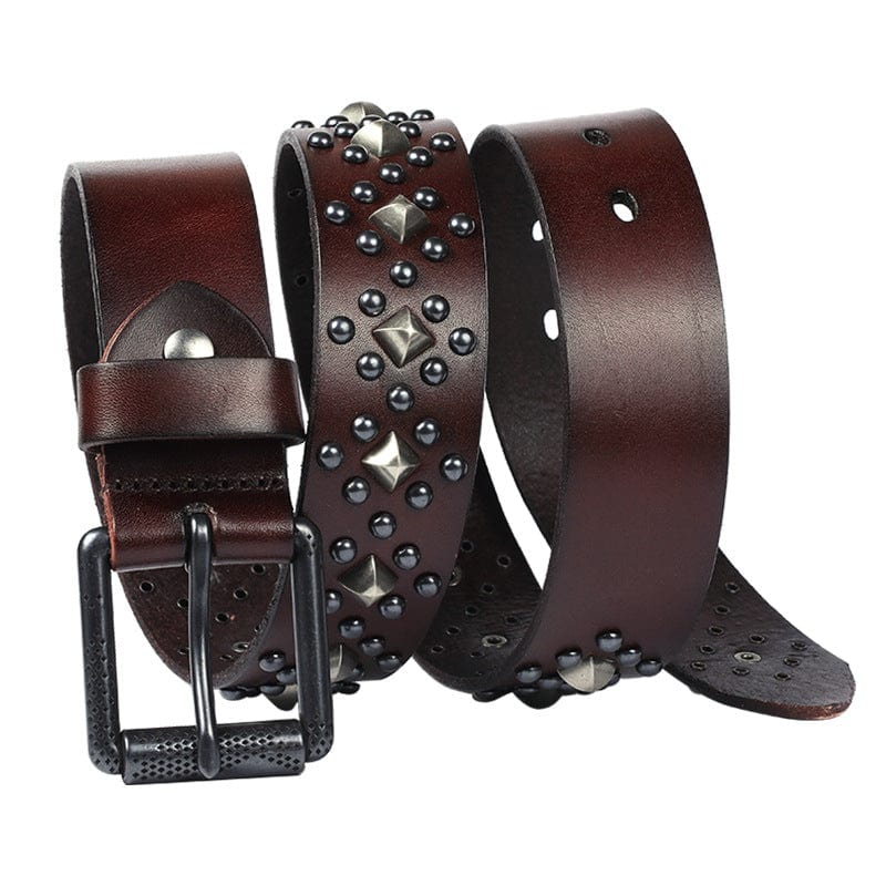 Kobine Men's Gothic Studded Belt