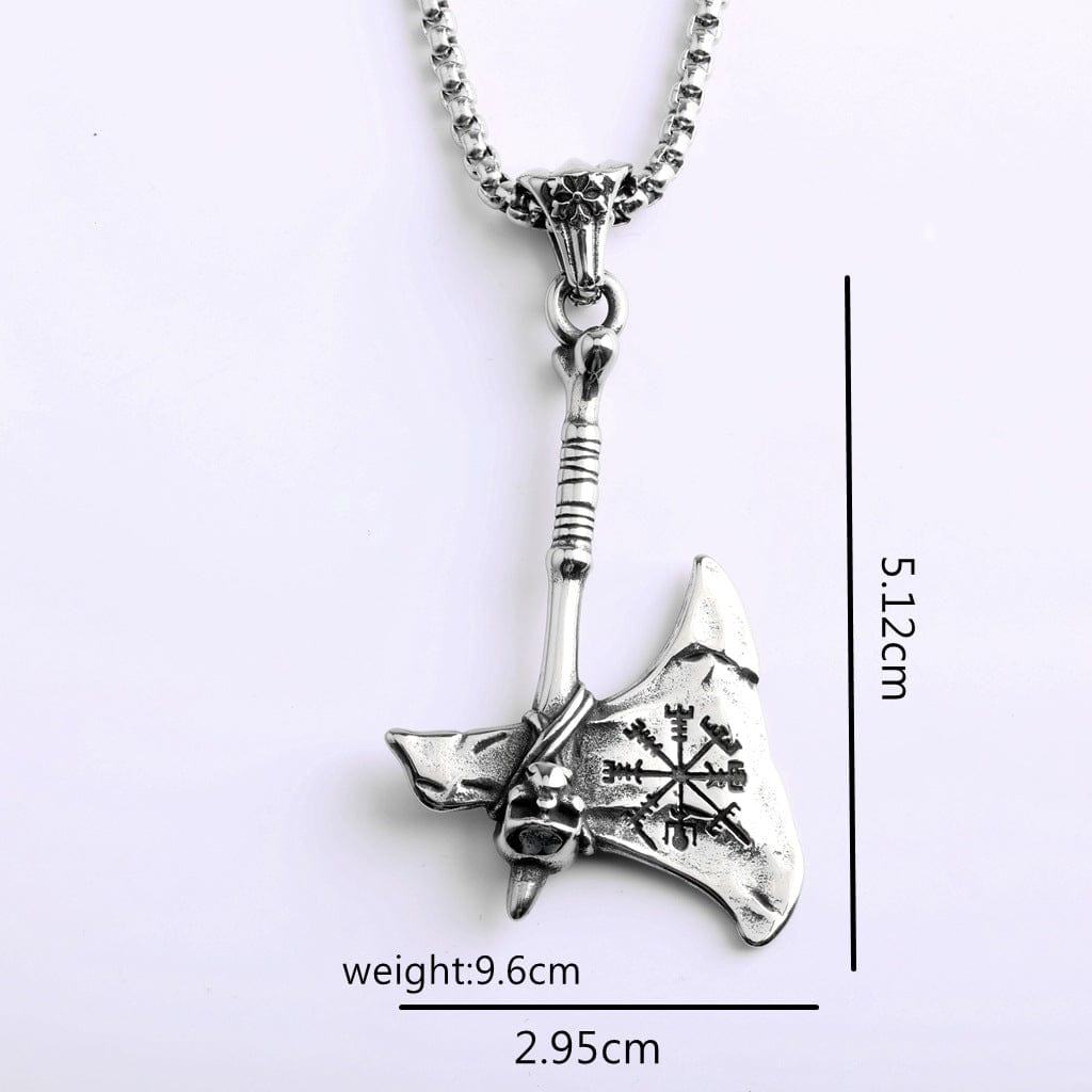 Kobine Men's Punk Axe Necklace