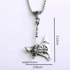 Kobine Men's Punk Axe Necklace
