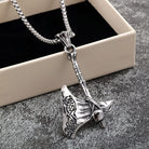 Kobine Men's Punk Axe Necklace