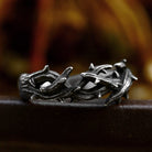 Kobine Men's Punk Branch Ring