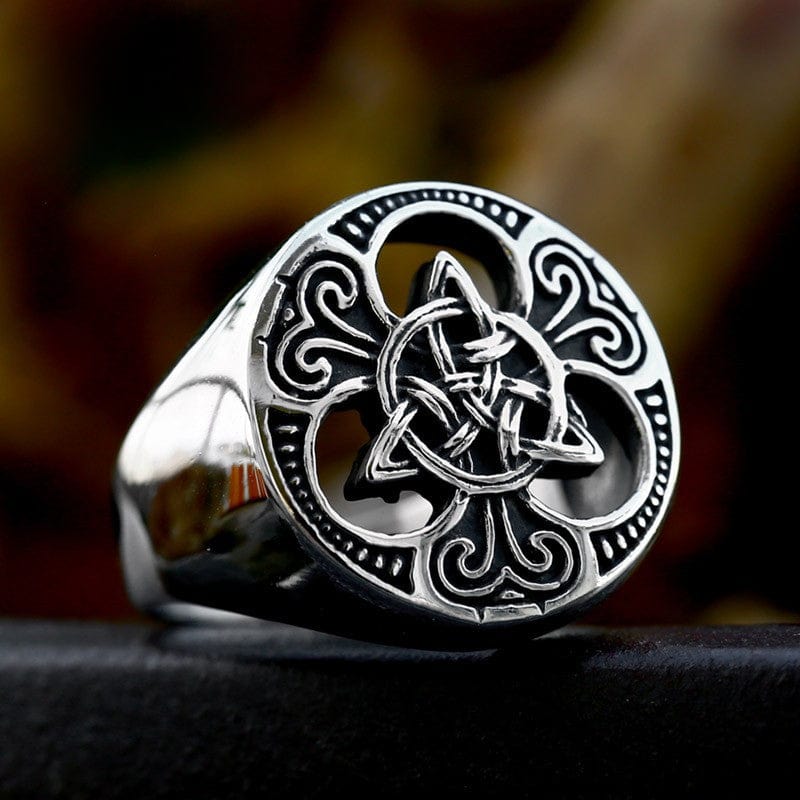 Kobine Men's Punk Celtic Knot Ring