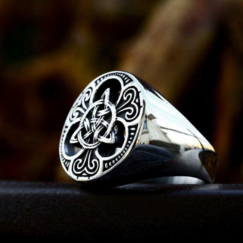Kobine Men's Punk Celtic Knot Ring