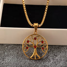 Kobine Men's Punk Celtic Tree of Life Necklace