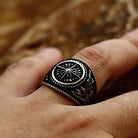 Kobine Men's Punk Compass Ring