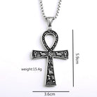 Kobine Men's Punk Cross Necklace