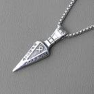 Kobine Men's Punk Cross Pendant Necklace