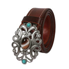 Kobine Men's Punk Embossed Belt