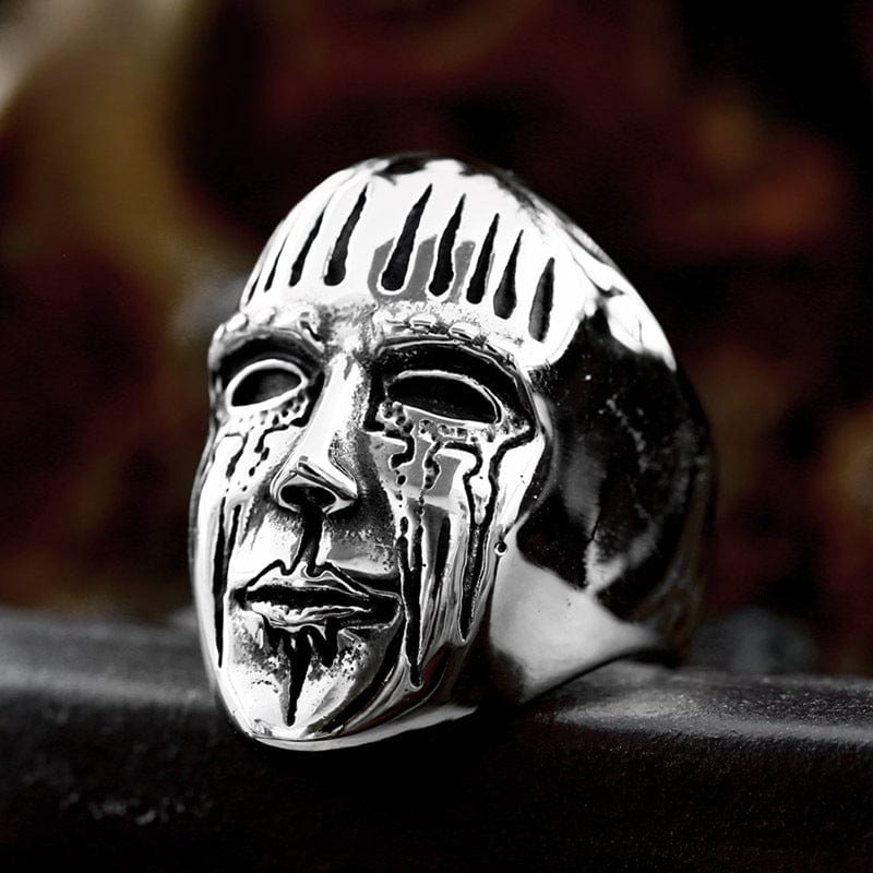 Kobine Men's Punk Face Mask Ring