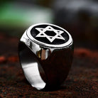 Kobine Herren Punk Hohlsternring