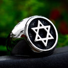 Kobine Herren Punk Hohlsternring