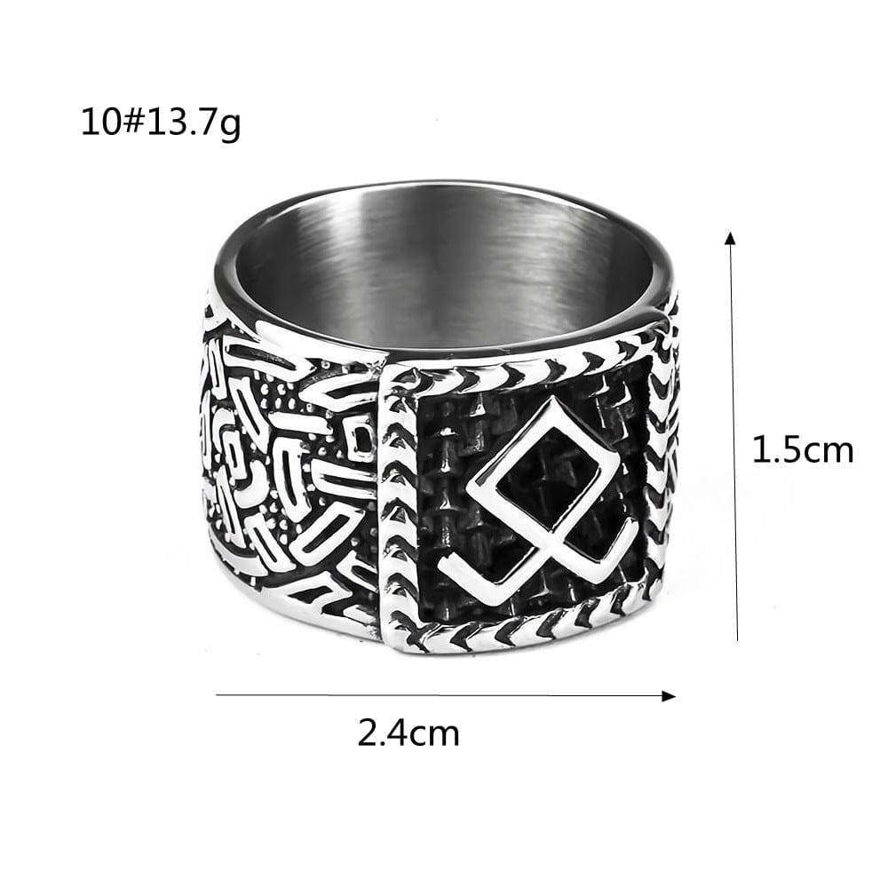 Kobine Men's Punk Infinity Symbol Ring
